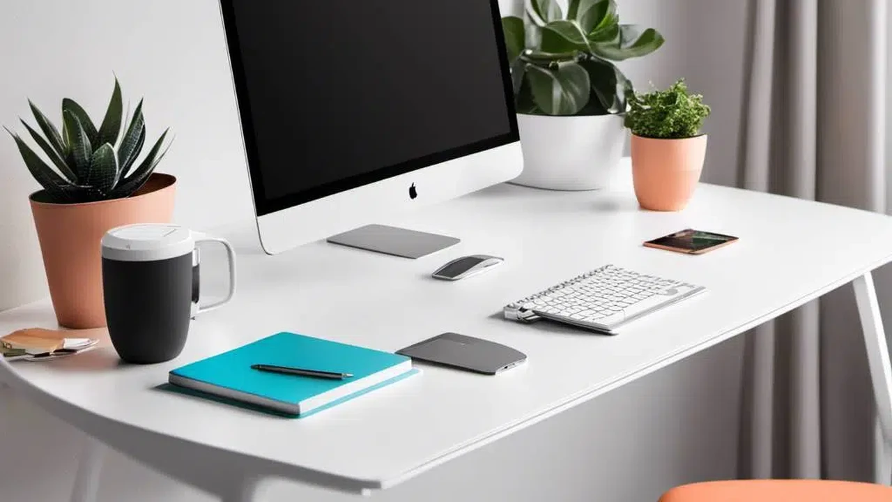Close up on a plate of mashed potatoes, topped with baked pork chops with cream of mushroom soup, and a side of green beans.